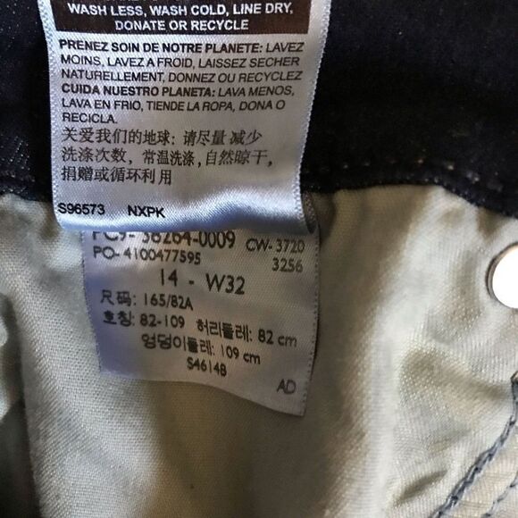 Levi’s signature denim walking shorts SZ 14 (32) rolled cuffed jean shorts - Picture 5 of 5